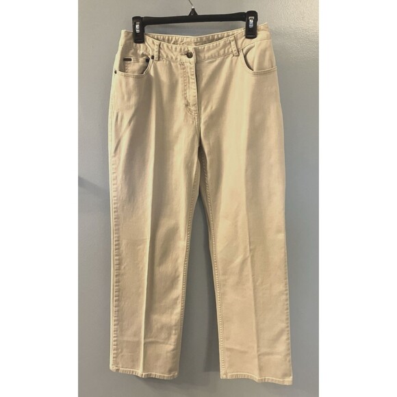 Charter Club Womens Light Tan Jeans Size 8 - Picture 1 of 6
